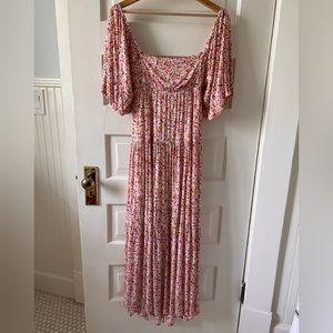 MINKPINK Delphine Midi Floral Dress Size Small